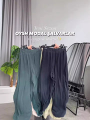 Damskie, swobodne, wygodne, szerokie spodnie