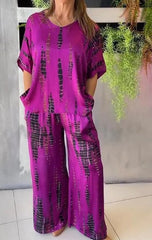 Zestaw wypoczynkowy satynowy