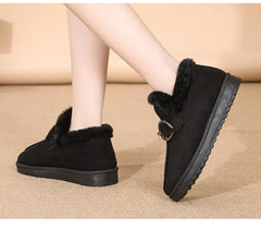 ❤【35-40】2024 zimowe nowe, codzienne, wszechstronne śniegowce o niskiej cholewce, wyściełane i pogrubione ciepłe i zimne bawełniane buty.