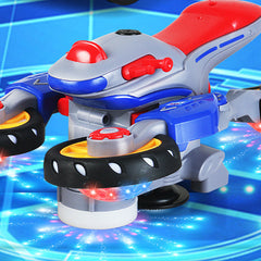 🎁 [Najlepszy prezent dla Twojego dziecka]💥Nowy motocykl elektryczny modyfikowany światłem i muzyką