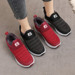 [36-41]Wodoodporne bawełniane buty antypoślizgowe pogrubione buty śniegowe buty śniegowe