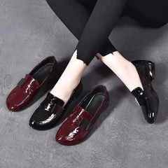 🎁[35-40] 2025 nowe brytyjskie skórzane buty Mary Jane z miękką podeszwą i niskim obcasem