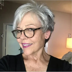 🔥Oddychająca naturalna peruka dla kobiet o cienkich włosach