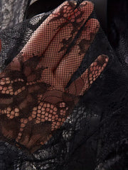 Komplet damskiej koronkowej koszuli nocnej