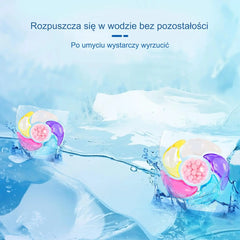 ✨👚[30/60/100 szt]✨Kulki zapachowe do prania 6 w 1. Usuwają plamy i pozostawiają zapach, eliminują roztocza i bakterie