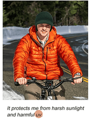 Elastyczna, ciepła czapka z dzianiny chroniąca uszy☃️