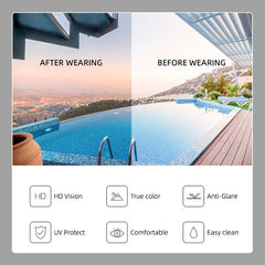 Okulary przeciwsłoneczne Cat-Eye z ochroną UV i blokami kolorów