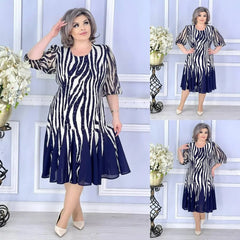 💙🌸[S-5XL]Nowa elegancka sukienka festiwalowa