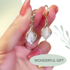 ✨Kup 1, 1 otrzymasz gratis✨Błyszczące kolczyki w kształcie kociego oka