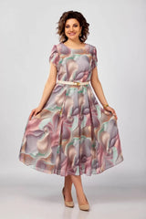 🥰[S-5XL]Nowa i elegancka, wysokiej jakości sukienka z szyfonu