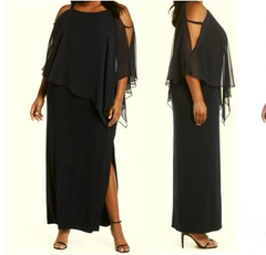 🔥Nowa promocja produktu, powrót do pierwotnej ceny jutro!! ️🔥Nowość w naszej ofercie - sukienka maxi z narzutką, z rozporkiem