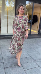 💋[S-5XL]👗 Sukienka w kwiaty wykonana z włoskiej bawełny