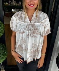 Klasyczny top z urokiem