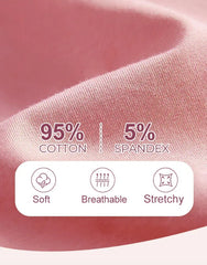 [Kup jedną, dwie otrzymasz gratis] Bielizna z czystej bawełny z wysokim stanem 💥Bezszwowa, podnosząca biodra, oddychająca