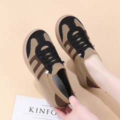 Wiosenne i jesienne nowe oddychające buty odporne na zużycie pojedyncze buty