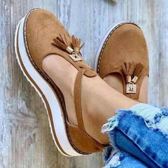 Spring And Summer Foreign Trade Large Size Women'S Shoes Wish Amazon Independent Station European And American Tassel Buckle Women'S Sandals 43Women
