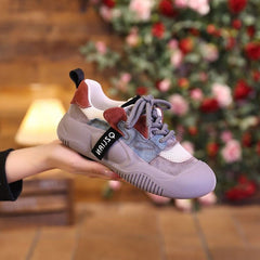 Damskie buty na co dzień z grubą podeszwą i lekką siateczką