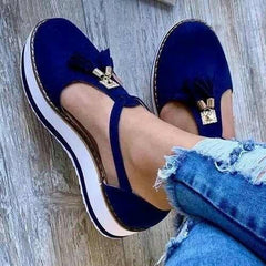 Spring And Summer Foreign Trade Large Size Women'S Shoes Wish Amazon Independent Station European And American Tassel Buckle Women'S Sandals 43Women