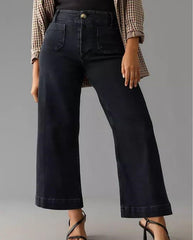 👖Dżinsy z szerokimi nogawkami i wyszczuplającym brzuch ⭐ Najlepiej sprzedające się dżinsy 2024