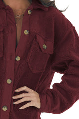 Pluszowa, jednorzędowa, gruba kurtka polarowa dla kobiet