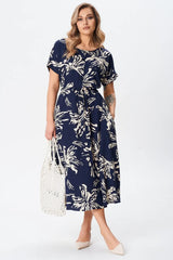 [S-5XL] Luźna bawełniana sukienka w dużym rozmiarze | Wygodny i oddychający