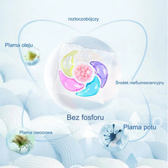 ✨👚[30/60/100 szt]✨Kulki zapachowe do prania 6 w 1. Usuwają plamy i pozostawiają zapach, eliminują roztocza i bakterie