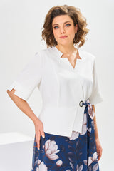 🌸[S-5XL]Wysokiej jakości sukienka z bawełny i jedwabiu