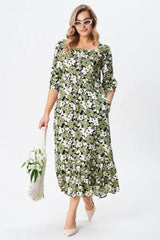 [S-5XL]Luźna bawełniana sukienka w dużym rozmiarze | Wygodne, przewiewne, idealne na lato