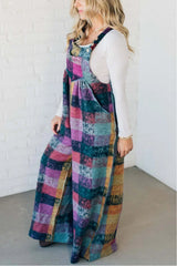 Kombinezon w kratkę szczotkowany