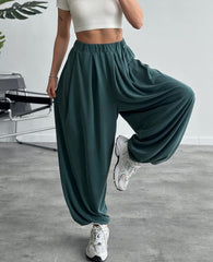 Damskie, swobodne, wygodne, szerokie spodnie