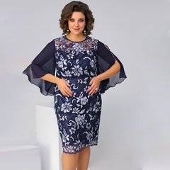 ✨Damska sukienka midi z kwiatowym nadrukiem