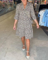 Sukienka w panterkę