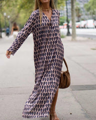 Soira - elegancka owalna sukienka maxi