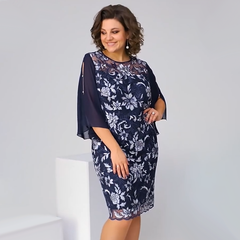 ✨Damska sukienka midi z kwiatowym nadrukiem