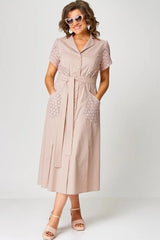 ✨Sukienki casualowe dla kobiet z dekoltem w serek i wiązaniem w talii