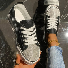 🔥Ostatni dzień 50% zniżki – Damskie cekinowe, codzienne, ortopedyczne trampki