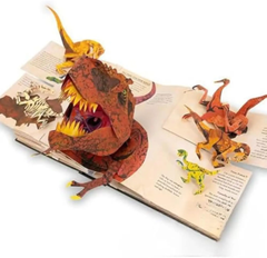 📕 3DEnclopediaPrehistoriaDinozauryKsiążka-rozkładanka Encyklopedia dinozaurów