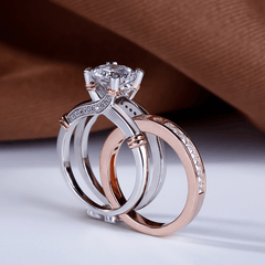 Specjalny srebrny zestaw wymiennych pierścionków