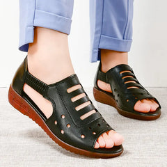 【36-42】Lato 2025 nowe, wygodne skórzane sandały z miękką podeszwą