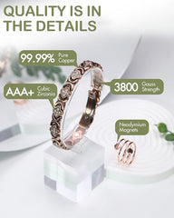 🏆Wyprzedaż błyskawiczna⚡50K+ SPRZEDANY! ❤️‍🔥✨Bransoletki damskie z czystej miedzi z czterolistną koniczyną