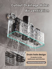 ✨Lekka, luksusowa półka z przyssawką w stylu lodowca