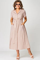 ✨Sukienki casualowe dla kobiet z dekoltem w serek i wiązaniem w talii