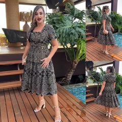 💗👗[ S-5xl] Nowa sukienka w stylu letnim