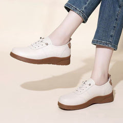 🔥🥿[35-40]Damskie buty casualowe ze skóry naturalnej - wsuwane, wygodne, z miękką podeszwą, na wiosnę-jesień