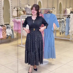 💕[S-5XL]🥰✨2025 Slim chiffon dress