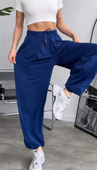 Damskie, swobodne, wygodne, szerokie spodnie