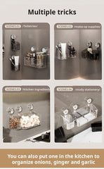 ✨Lekka, luksusowa półka z przyssawką w stylu lodowca