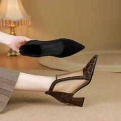 👡Eleganckie sandały na wysokim obcasie z siateczki