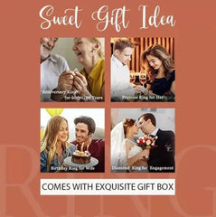 PIERŚCIONEK Z 3 KARATOWYM SUPER LŚNIĄCYM MOISSANITEM