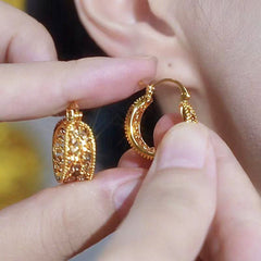 Eleganckie kolczyki dla złotej cyrkonu